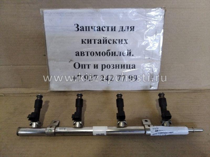 Рампа топливная (в сборе с форсунками) Geely Emgrand X7 1016050452